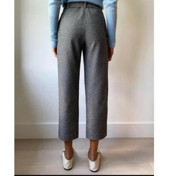 Aritzia Wilfred Jallade Wool Tie Front Pants in Grey - Picture 2 of 9